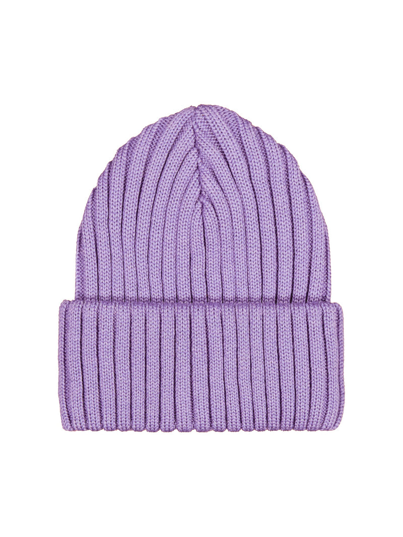 Rib beanie, Lilac