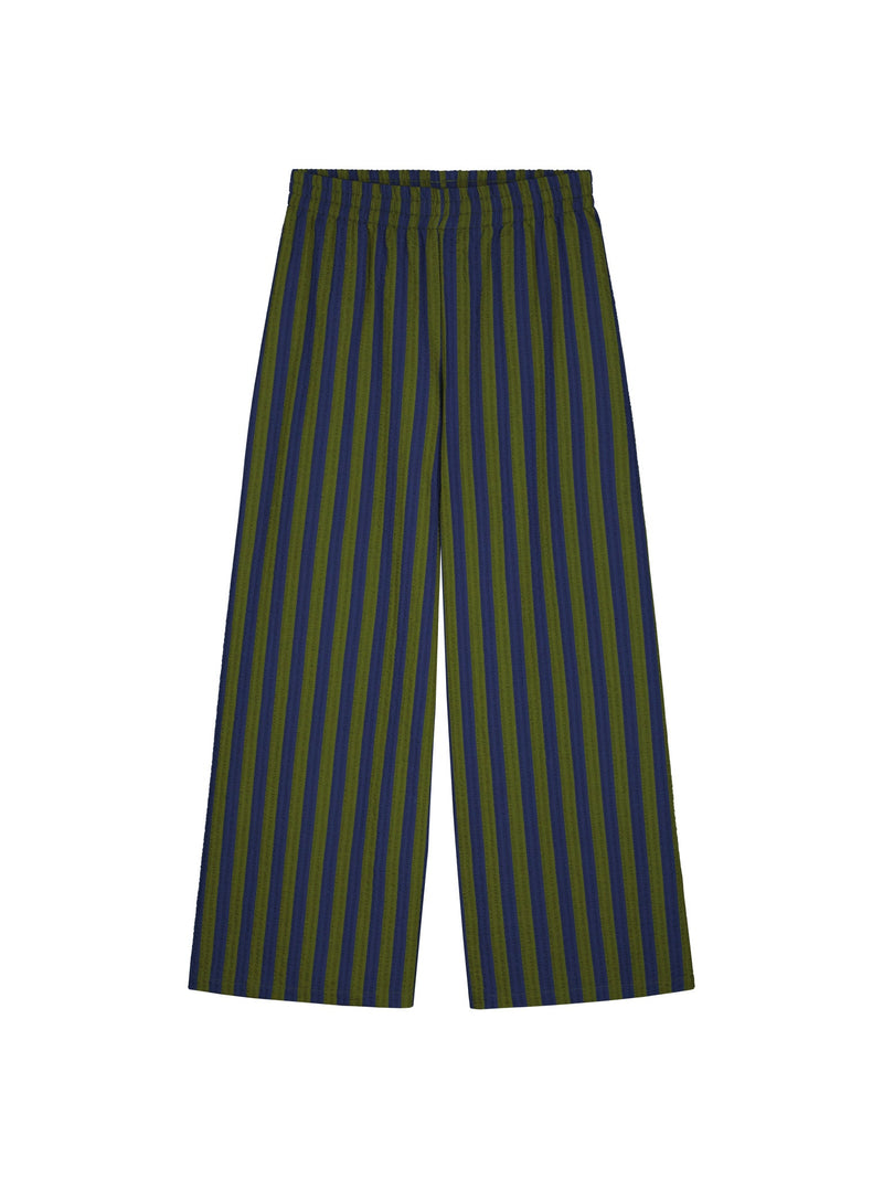 Stripy seersucker pants, adults