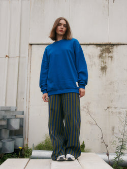 Stripy seersucker pants, adults