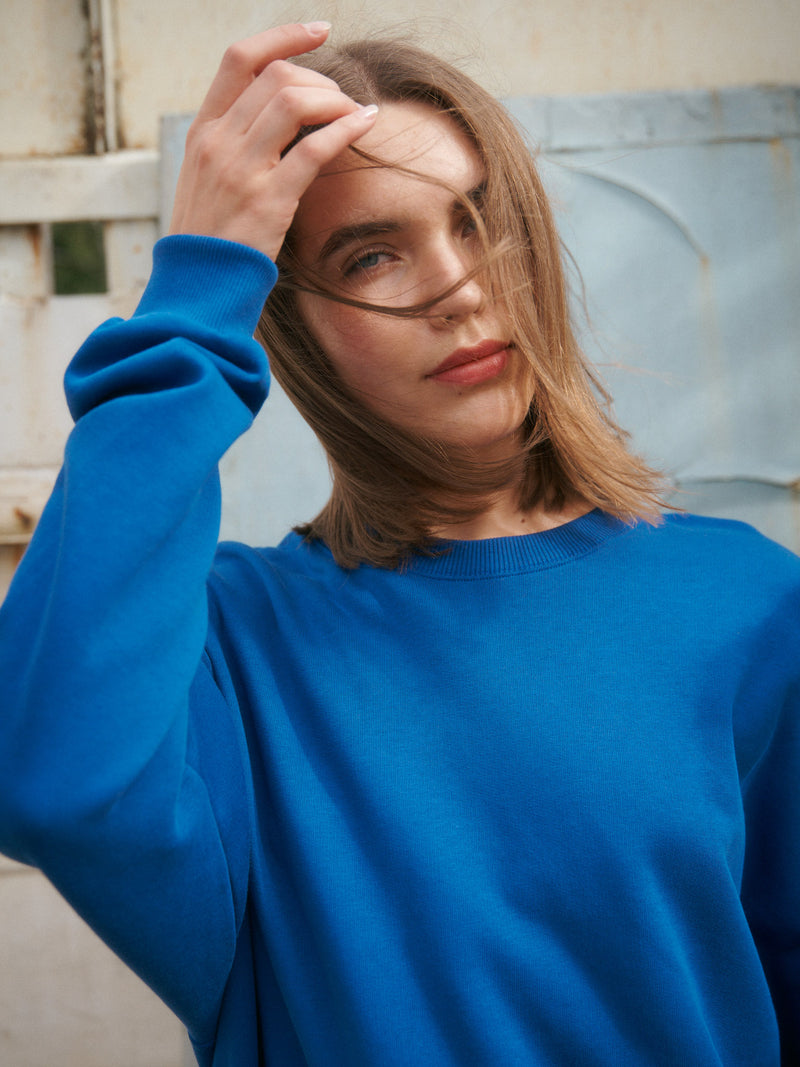 Superpower Oversize Sweatshirt, Sodalite Blue, adults