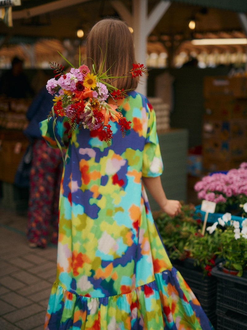 Flowerfield Tencel maxi dress, adults